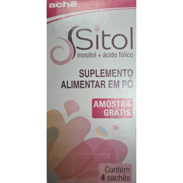 Sitol - Inositol + Ácido Fólico - 4 Sachês